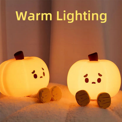 CUTE HALLOWEEN PUMPKIN NIGHT LIGHTS