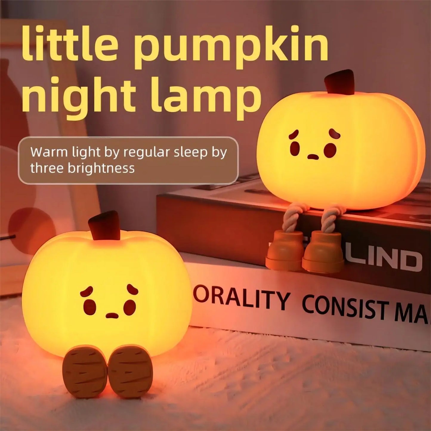 CUTE HALLOWEEN PUMPKIN NIGHT LIGHTS