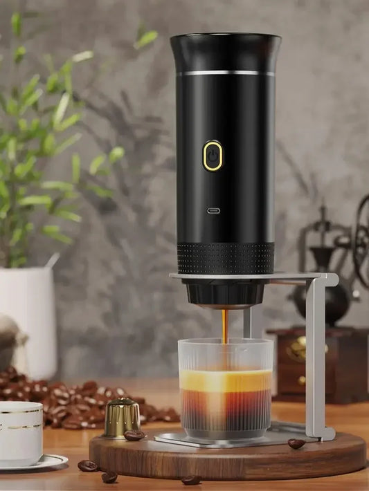 Harmony Home™ - 3-in-1 Portable Espresso Machine | Capsules & Ground Coffee