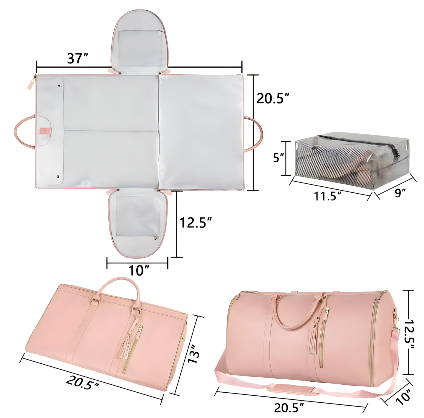 Harmony Home™ - Foldable Travel Bag | Compact, Wrinkle-Free Packing for Smart Travelers
